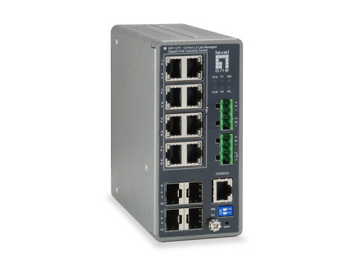 Levelone 12-Port Gigabit PoE Switch – für zuverlässige Netzwerke