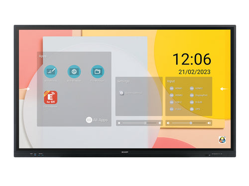 Sharp 65" Interaktiver Touchscreen – USB-C, Android OS