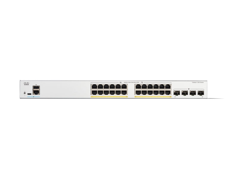 Cisco Netzwerk-Switch – 24 Ports, PoE+ für kleine Unternehmen