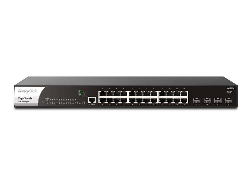 Draytek Netzwerk-Switch – 28 Ports für effizientes Datenmanagement