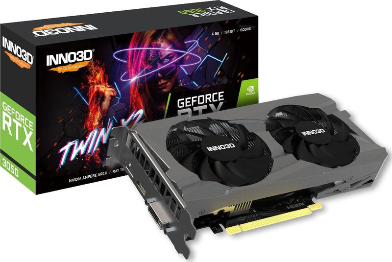 INNO3D Grafikkarte – RTX 3050, 6 GB Speicher