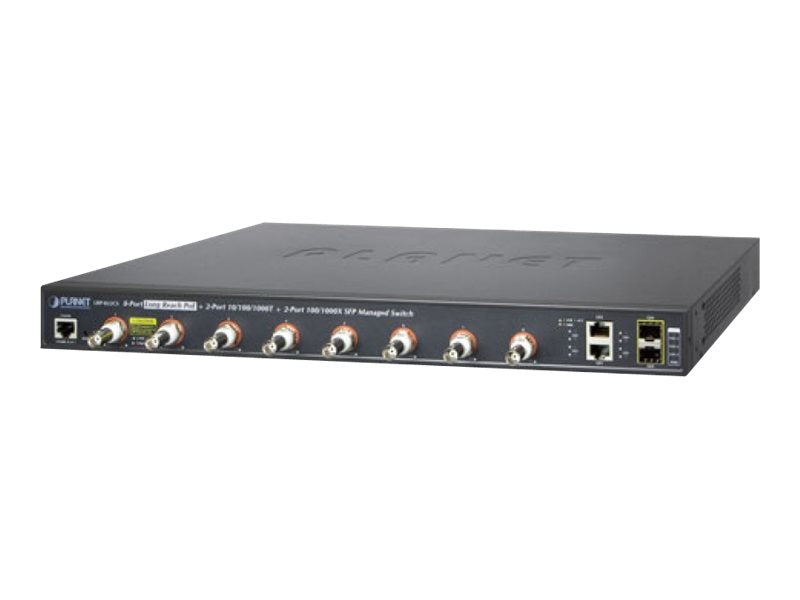 Planet Technology 8-Port Managed Switch – PoE, 9,6 Gbit/s Bandbreite