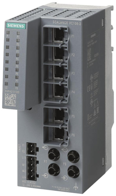 Siemens Netzwerk-Switch – 8 Ports, einfache Einrichtung