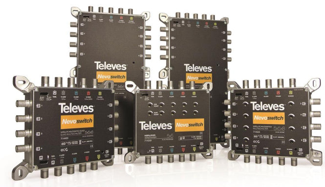 Televes Multischalter – 2x16 Anschlüsse, kaskadierbar