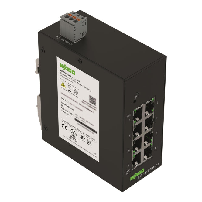 WAGO Netzwerk-Switch – 8 Ports für schnelles Internet