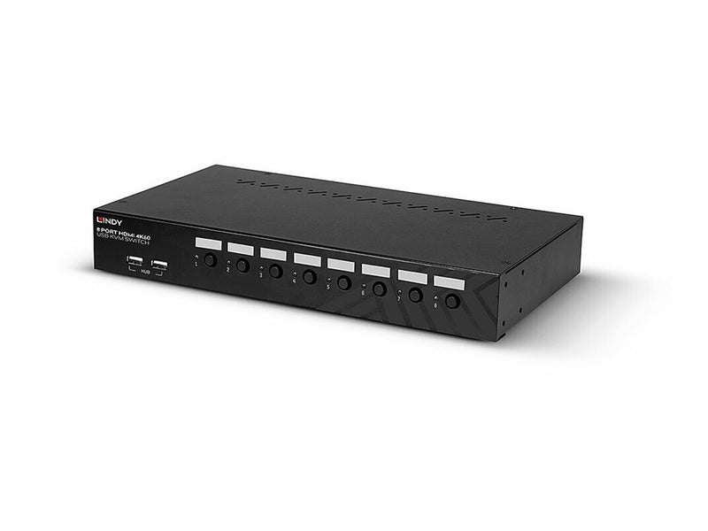 Lindy 8-Port HDMI KVM Umschalter – Steuert 8 PCs mit 4K-Unterstützung