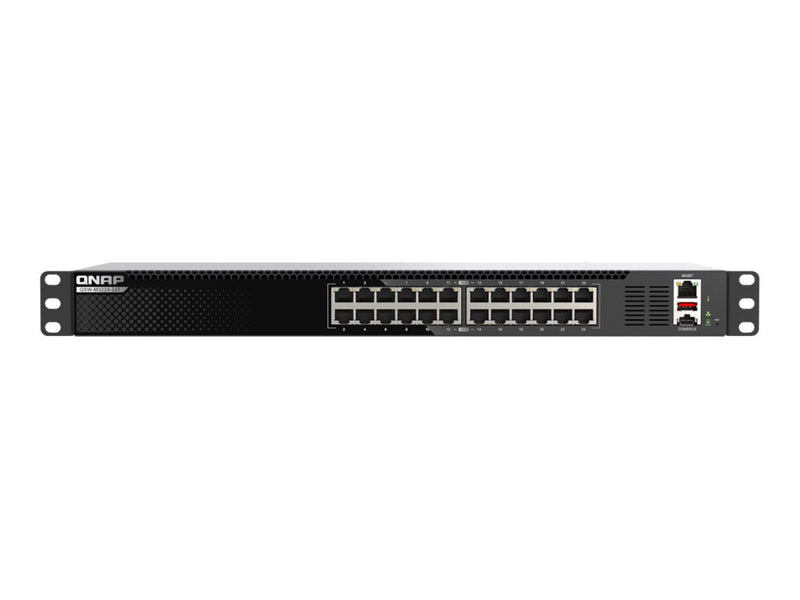 QNAP Netzwerk-Switch – 24 Anschlüsse, 10 Gigabit Ethernet