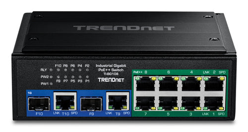 Trendnet 10-Port Gigabit Switch – Industrie-tauglich, 400W PoE++