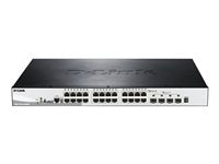 D-Link 28-Port Switch – Smart Managed, PoE+, Gigabit