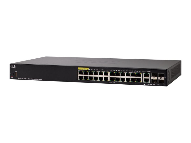 Cisco Managed Switch – 24 Ports, PoE+ Unterstützung