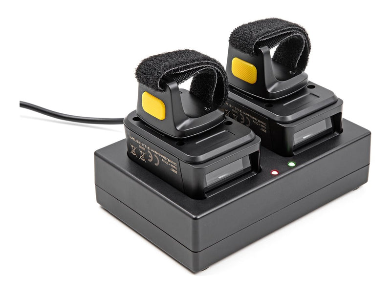 DELOCK Ringbarcode-Scanner – 1D & 2D, Bluetooth, Ladestation