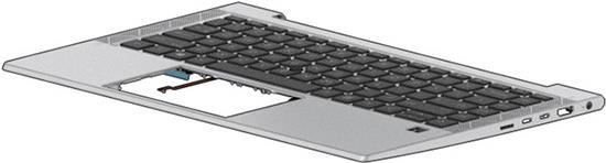 HP Ersatztastatur Notebook – beleuchtet, mit Zeigestock und ClickPad