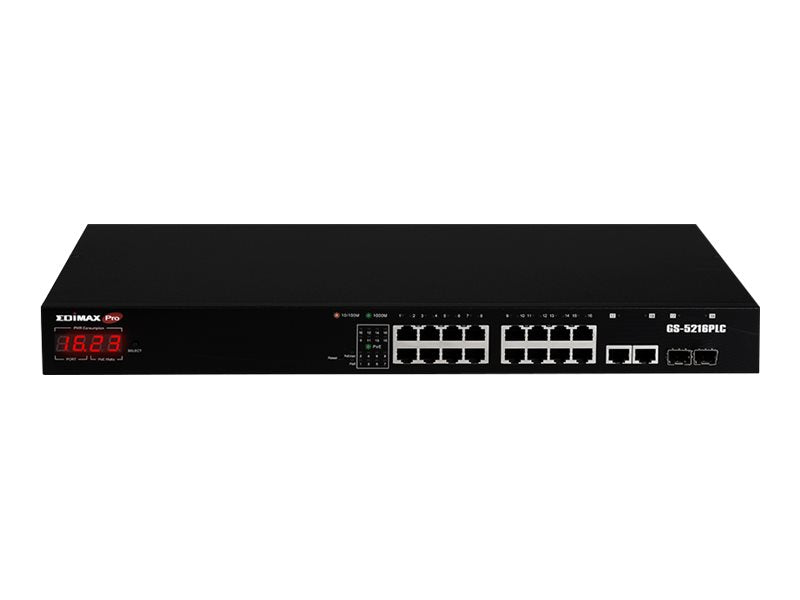Edimax Netzwerk-Switch – 18 Anschlüsse, PoE+ Unterstützung