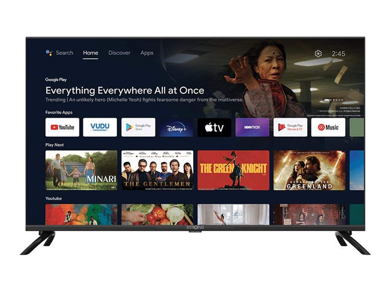 Strong 40" Smart-TV – Android TV, HDR-Bildqualität
