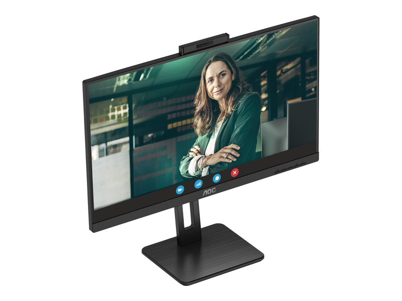 AOC 24" LED-Monitor – Full HD, integrierte Webcam