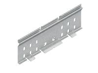 Niedax Stoßstellenverbinder – Schraubenlos, 85 mm Höhe