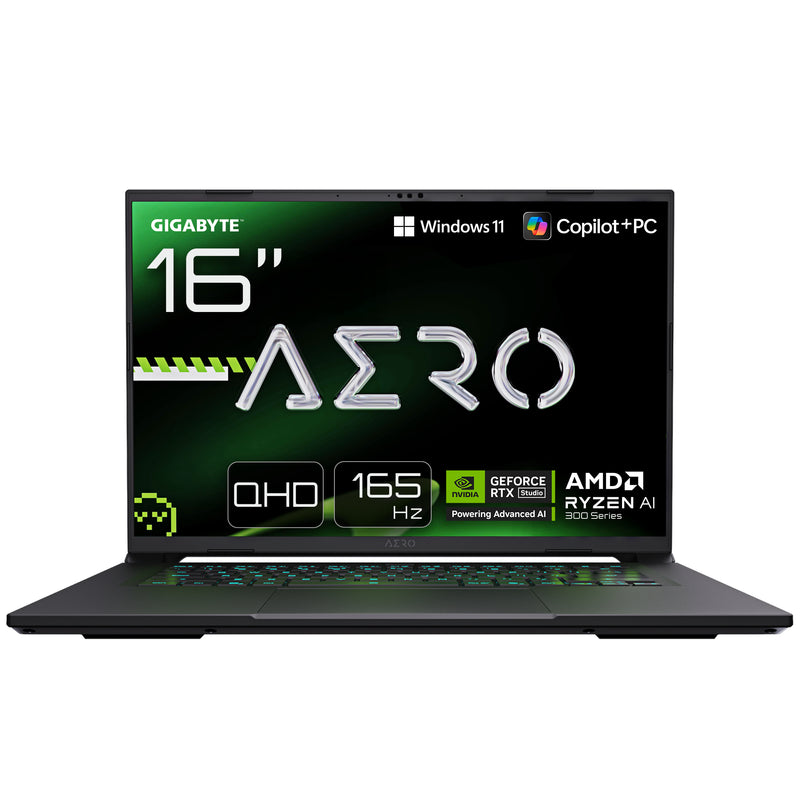 GIGABYTE AERO 16" Laptop – Ryzen AI, 32 GB RAM, 1 TB SSD