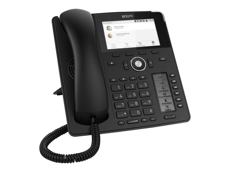 Snom VoIP-Telefon D785N – Anrufverwaltung, Freisprechfunktion
