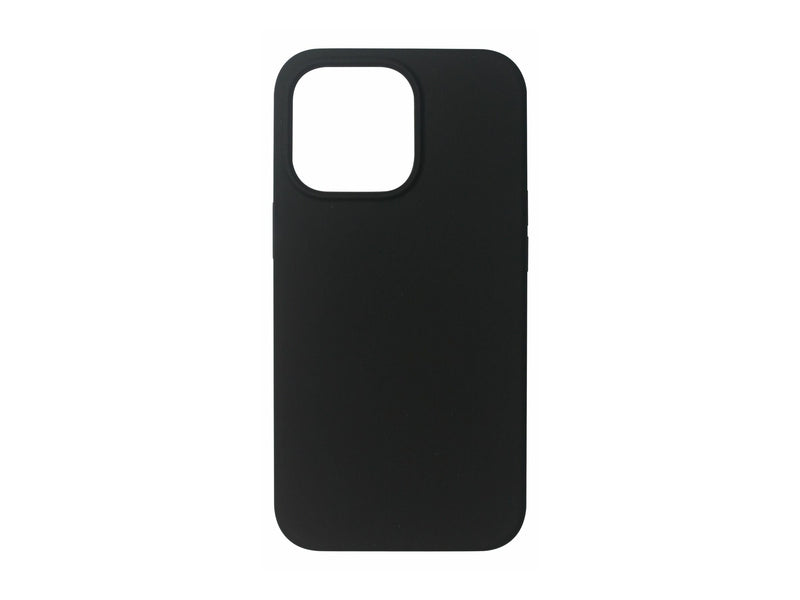 eSTUFF Handyhülle – Silikon, schwarz, für iPhone 13 Pro Max