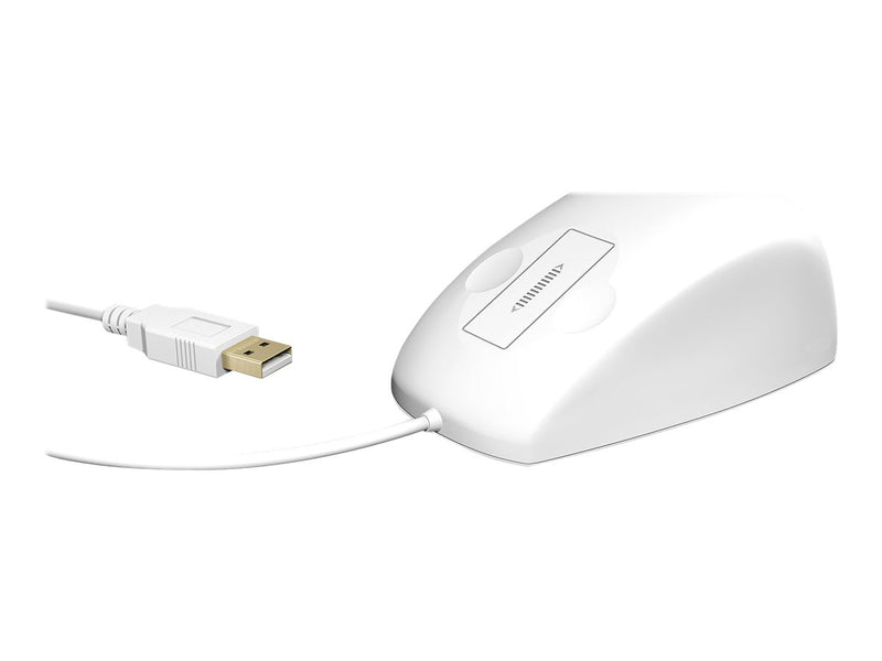 RAIDSONIC KeySonic Maus – Wasserfest, 5 Tasten, USB-Kabel