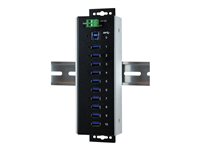 Exsys USB 3.0 Hub – 10 Ports, Schutz vor Spannungsschwankungen