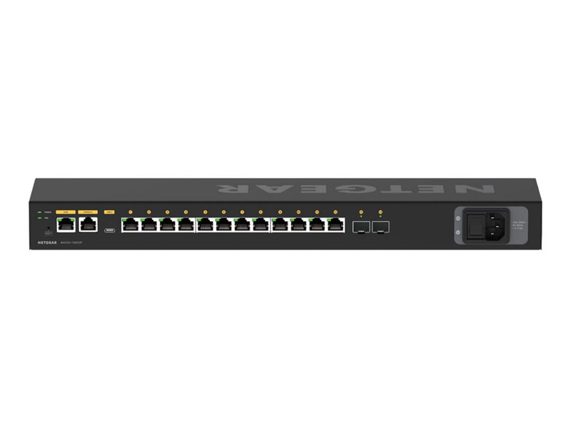 NETGEAR Managed Switch – 12 Ports, 2x 10G SFP+ für schnelles Netzwerk