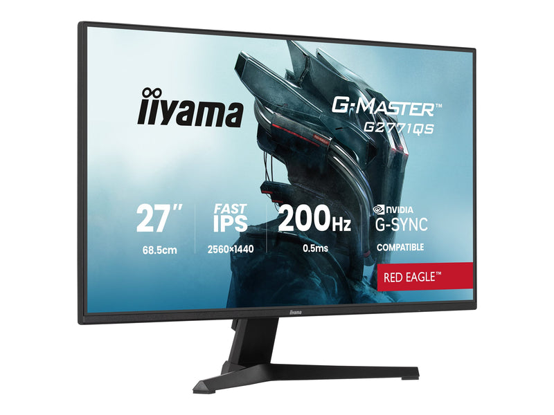 Iiyama 27" Gaming-Monitor – Schnelles 2K-Display, Lautsprecher integriert