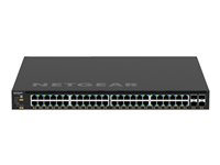 Netgear Managed Switch – 48 PoE+ Anschlüsse, 4 SFP+ für schnelles Netzwerk