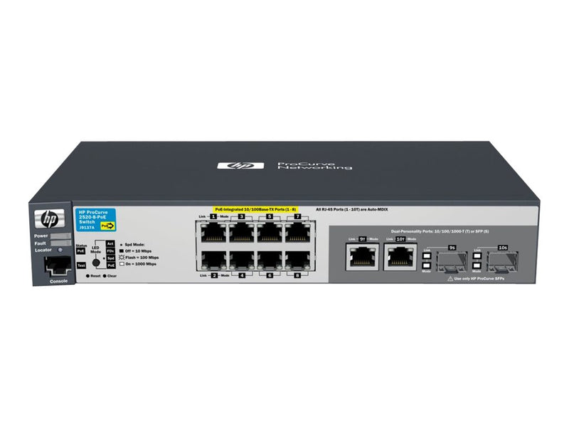 HP Enterprise 8-Port Switch – PoE für kleine Unternehmen