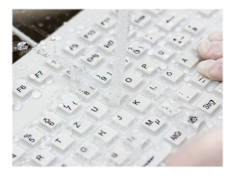GETT Silikon-Tastatur – Wasserdicht, desinfizierbar