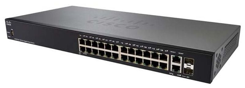 Cisco 24-Port Gigabit Switch – PoE+ und stapelbar