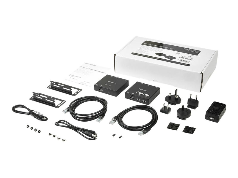 Startech HDMI Extender – 50m Reichweite, 4 USB-Ports