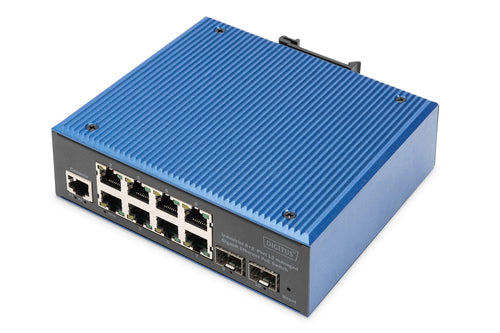 Digitus 8+2-Port Switch – Gigabit Ethernet, PoE-Unterstützung