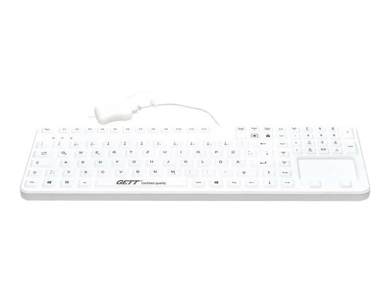 GETT USB Silikon-Tastatur – wasserdicht, desinfizierbar