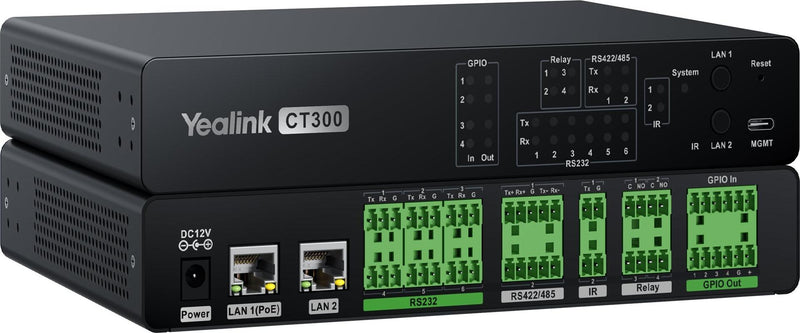 Yealink Netzwerk-Verwaltungsgerät – 2 Anschlüsse, kabelgebunden