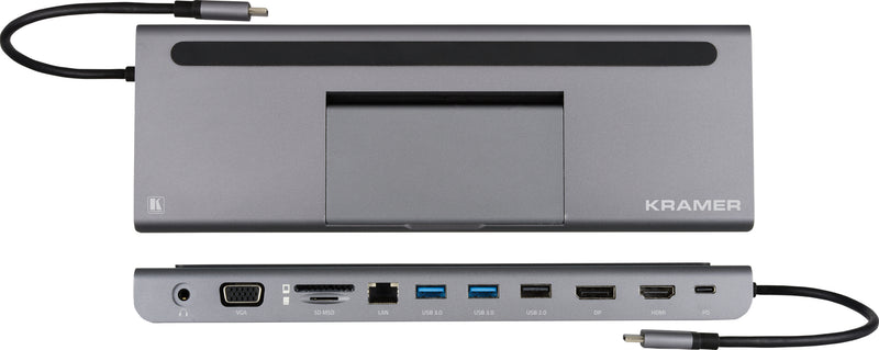 Kramer Multiport Adapter – USB-C, HDMI & VGA Anschlüsse
