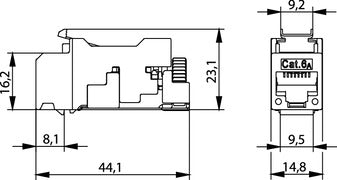 Telegärtner Netzwerkmodul Cat6A – Für schnelle Internetverbindungen