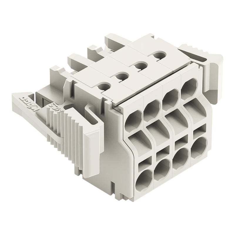 WAGO Buchsengehäuse-Kabel – 4-polig, 5 mm Rastermaß
