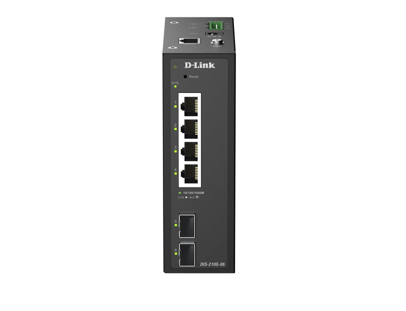 D-Link Smart Switch – 6 Ports, für industrielle Anwendungen