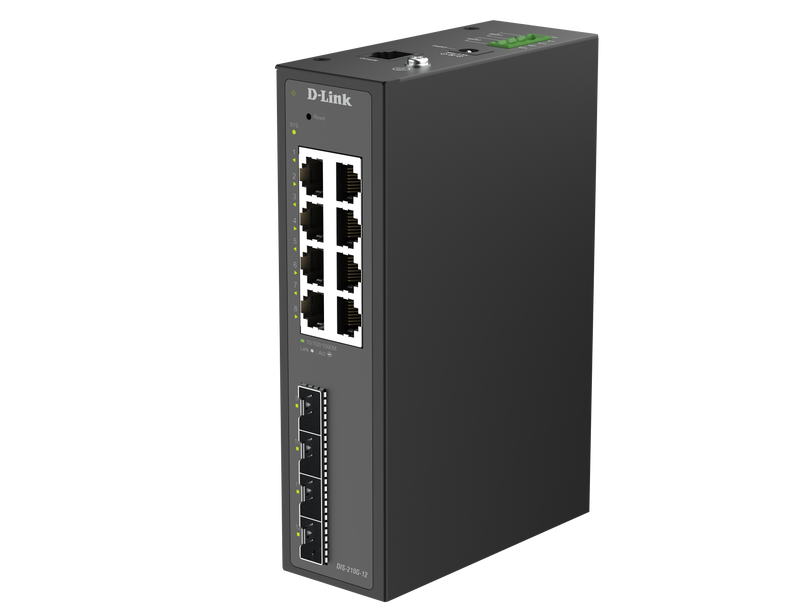 D-Link Gigabit-Switch – 12 Ports, Industriequalität