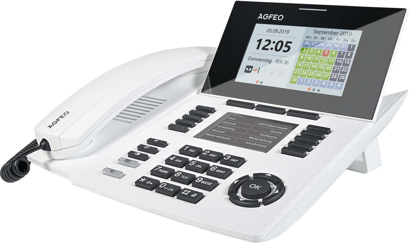 Agfeo Systemtelefon – Großes Farbdisplay, Annäherungssensor