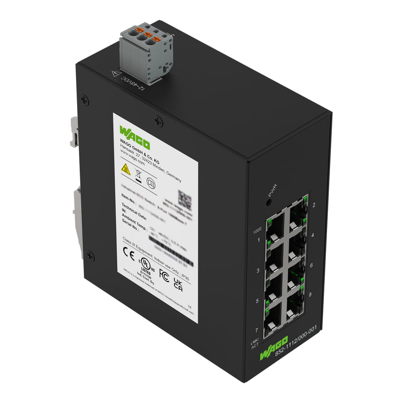 WAGO Netzwerk-Switch – 8 Ports für schnelles Internet