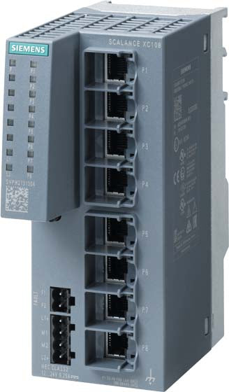 Siemens Netzwerk-Switch – 8 Anschlüsse, einfache Montage