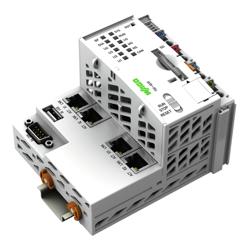 WAGO Controller PFC200 – Vielseitig mit 4x Ethernet, USB-Anschluss