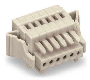WAGO Buchsengehäuse-Kabel – 3-polig, 2.5 mm Rastermaß