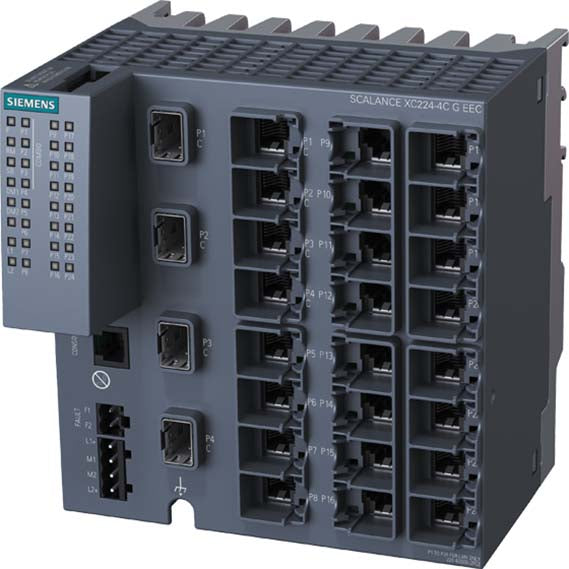 Siemens Netzwerk-Switch – 20 Ports, 1 Gbit/s Geschwindigkeit