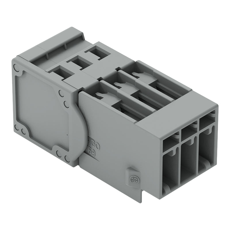 WAGO Buchsengehäuse-Kabel – 3-polig, 5 mm Rastermaß