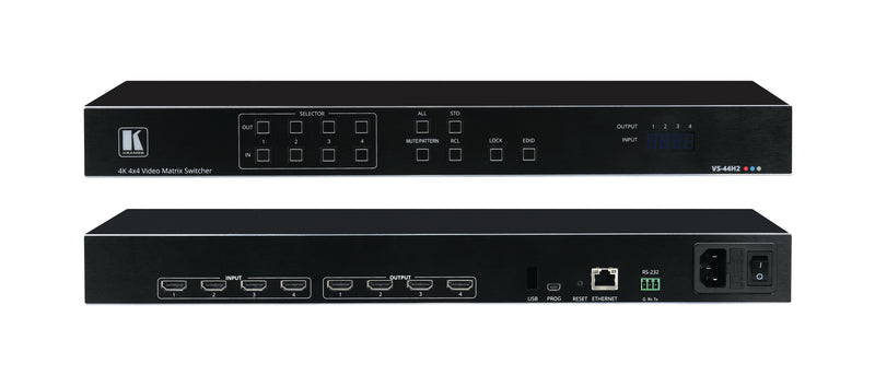 Kramer HDMI Matrix Switcher – 4K HDR, 4 Eingänge/Ausgänge
