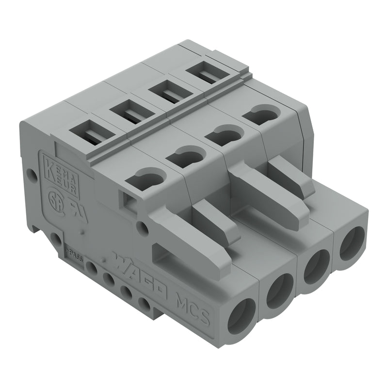WAGO Buchsengehäuse-Kabel – 4-polig, 320 V Spannung