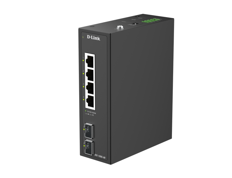 D-Link 6-Port Gigabit Switch – Robuste Netzwerklösung für Industrie
